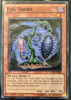 YuGiOh Evil Thorn LC5D-EN090 1st Edition - Image 1