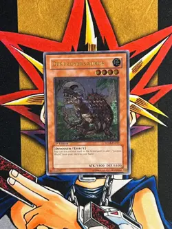FOTB-EN017 Destroyersaurus Ultimate Rare 1st Edition LP Yugioh Card - Image 1