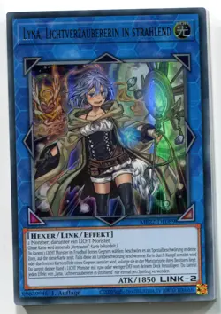 Yu-GI-OH Lyna Lichtverzaubererin in Strahlend Ultra Rare MP22-DE089 - Image 1