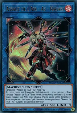 Yu Gi Oh ! Assaut de l'Air - As - Kagari MAMA-FR005 Ultra Rare en Francais - Image 1