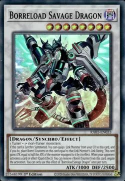 Borreload Savage Dragon - Super Rare 1st Edition RA01-EN033 - NM - YuGiOh - Image 1