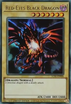 Red-Eyes Black Dragon LC01-EN006 Limited Edition 25th Anniversary Yugioh - Image 1