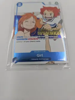 Op14 Pre Release Event Winner Girl P-096 One Piece Tcg English - Image 2