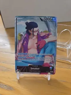 OP10-001 Smoker Leader Alt Art One Piece TCG English Card - Image 1