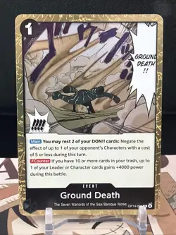 Ground Death OP14-096 The Azure Sea's Seven Foil - Image 1