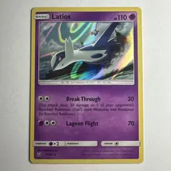Pokemon TCG - Latios 41/73 SM Shining Legends Holo Rare Card 2017 - Image 1