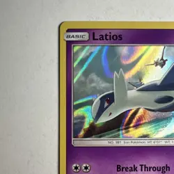 Pokemon TCG - Latios 41/73 SM Shining Legends Holo Rare Card 2017 - Image 2