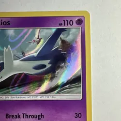 Pokemon TCG - Latios 41/73 SM Shining Legends Holo Rare Card 2017 - Image 3