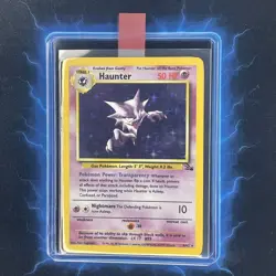 ⭐ Haunter 6/62 ⭐ Original Holo Rare Fossil Set Pokemon Card WOTC TCG 1999 - Image 1