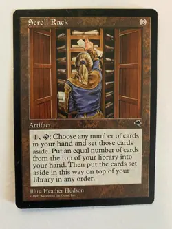 Scroll Rack Tempest Regular Magic the Gathering MTG Card - Image 1
