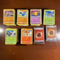 1000+ English Pokemon Cards Bulk Pack Fresh Mint Condition 2020-now Non Holo - Image 1