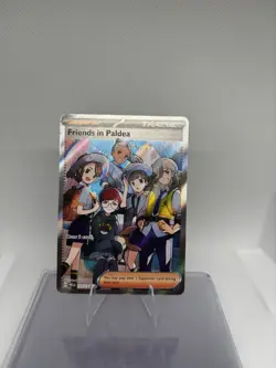 Pokemon TCG Trainer Friends in Paldea Ultra Rare Holo Card 137/131 Prismatic - Image 1