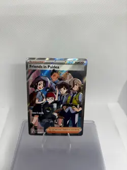 Pokemon TCG Trainer Friends in Paldea Ultra Rare Holo Card 137/131 Prismatic - Image 2
