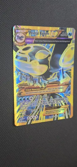 Pokemon Primal Kyogre-EX TCG Full Art Ultra Rare Card Ancient Origins 96/98 Holo - Image 2