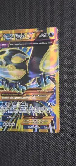 Pokemon Primal Kyogre-EX TCG Full Art Ultra Rare Card Ancient Origins 96/98 Holo - Image 3