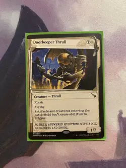 MTG Doorkeeper Thrull (Showcase) [Murders at Karlov Manor] Near Mint​ - Image 1