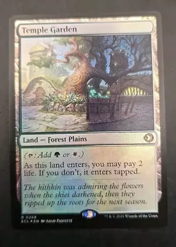 Temple Garden Lorwyn Eclipsed MTG Foil Near Mint - Image 1