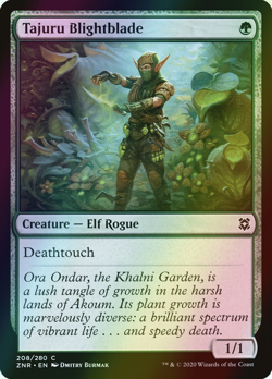 MTG Tajuru Blightblade Foil ** Zendikar Rising ** English (NM) - Image 1