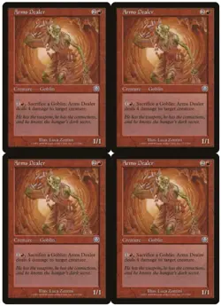 MTG Arms Dealer x4 Mercadian Masques Uncommon NM/LP Playset - Image 1