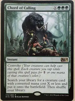 Chord of Calling X1 M15 Magic 2015 Mtg Magic the Gathering - Image 1