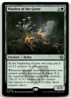 X4 Warden of the Grove #166 MTG Tarkir TDM NM X4 - Image 1