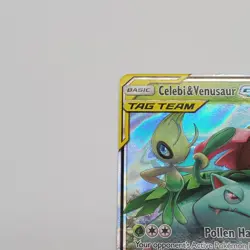 Celebi & Venusaur GX 1/181 Team Up Ultra Rare NM Pokemon TCG - Image 2