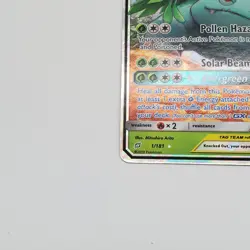 Celebi & Venusaur GX 1/181 Team Up Ultra Rare NM Pokemon TCG - Image 5