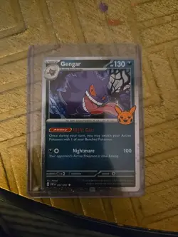 Pokemon Gengar Holo Cosmos #57/91 Halloween 2024 Trick or Trade - Image 1