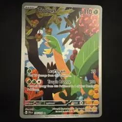 Pokemon TCG Tropius 195/193 Paldea Evolved Illustration Rare Full Art Holo - Image 1