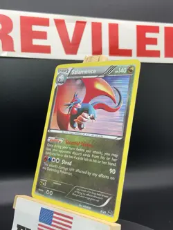 Pokemon TCG Salamence #8/20 Dragon Vault Holo Rare - HP - Image 3
