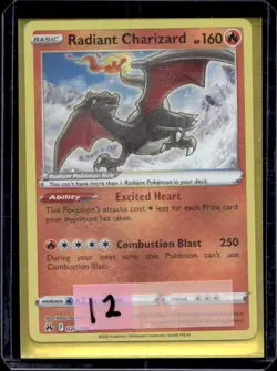 2023 Pokemon SWSH Crown Zenith Radiant Charizard #020/159 - Image 1