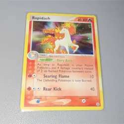 Pokemon TCG Rapidash FireRed & LeafGreen Reverse Holo Rare 13/112 English 80 HP - Image 1