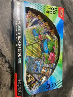 New Pokemon TCG Venusaur ex and Blastoise ex Premium Collection Box (SEALED) - Image 1