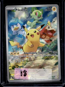 2023-25 Pokemon SV Black Star Promos SVP EN Pikachu #027 - Image 1