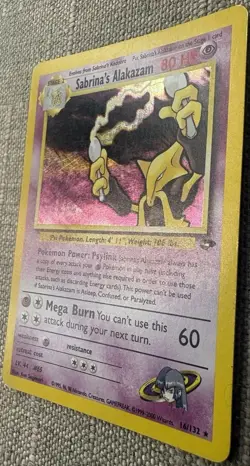 Pokemon: Sabrina's Alakazam 16/132 Gym Challenge Holo Rare (LP) - Image 3