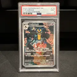 Cofagrigus Illustration Rare Pokemon Wht En-White Flare 123 NM PSA 9 - Image 1