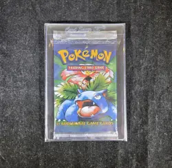 Pokemon Base Set Booster Pack - Venusaur Pack Art - 1999 Unlimited - 21.04g - Image 4