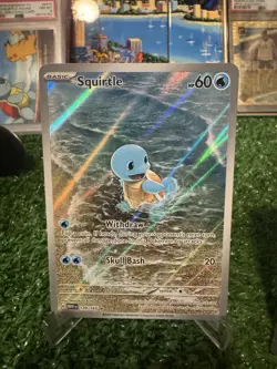 TCG Pokemon 151 Set Special Illustration Squirtle, Wartortle, Blastoise EX - Image 2