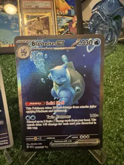 TCG Pokemon 151 Set Special Illustration Squirtle, Wartortle, Blastoise EX - Image 4