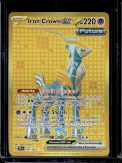 2024 Pokemon SV Temporal Forces Iron Crown ex #216/162 - Image 1