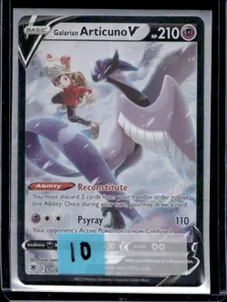 2022 Pokemon SWSH Astral Radiance Galarian Articuno V Trainer Gallery #TG16/TG30 - Image 1