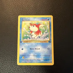 * Pokemon TCG - Goldeen 53/64 Fossil Set 1st Edition 1999 Vintage - Near Mint - Image 1