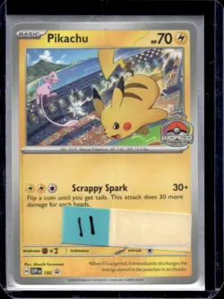 2023-25 Pokemon SV Black Star Promos SVP EN Pikachu #190 - Image 1