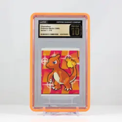 Pokemon Charmeleon #179 Merlin Sticker Series 1 Topps- CGC 10 PRISTINE- POP8 - Image 1