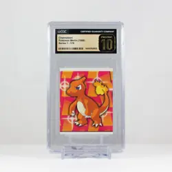 Pokemon Charmeleon #179 Merlin Sticker Series 1 Topps- CGC 10 PRISTINE- POP8 - Image 2