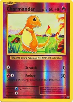 Charmander 9/108 Reverse Holo Rare Pokemon XY Evolutions 2016 NM - Image 1