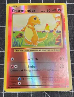 Charmander 9/108 Reverse Holo Rare Pokemon XY Evolutions 2016 NM - Image 2