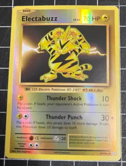 Electabuzz 41/108 Reverse Holo Rare Pokemon XY Evolutions 2016 NM - Image 2