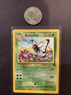 Pokemon TCG Butterfree Jungle 33/64 Regular Unlimited Uncommon - Image 3