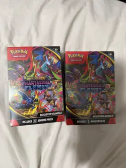 Pokemon TCG: Mega Evolution Phantasmal Flames Booster Bundle (6 Packs) Lot of 2 - Image 1